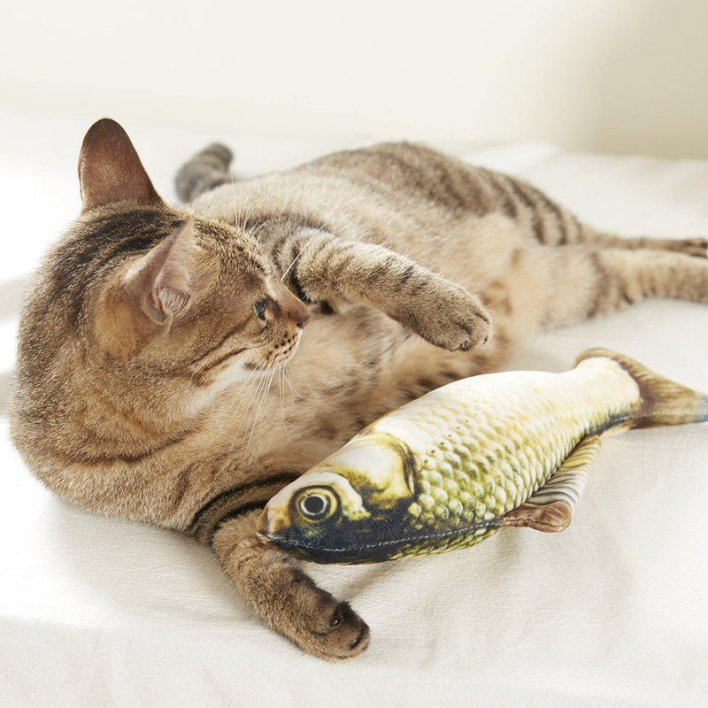 2 Pieces of Fish-shaped Cat Toy