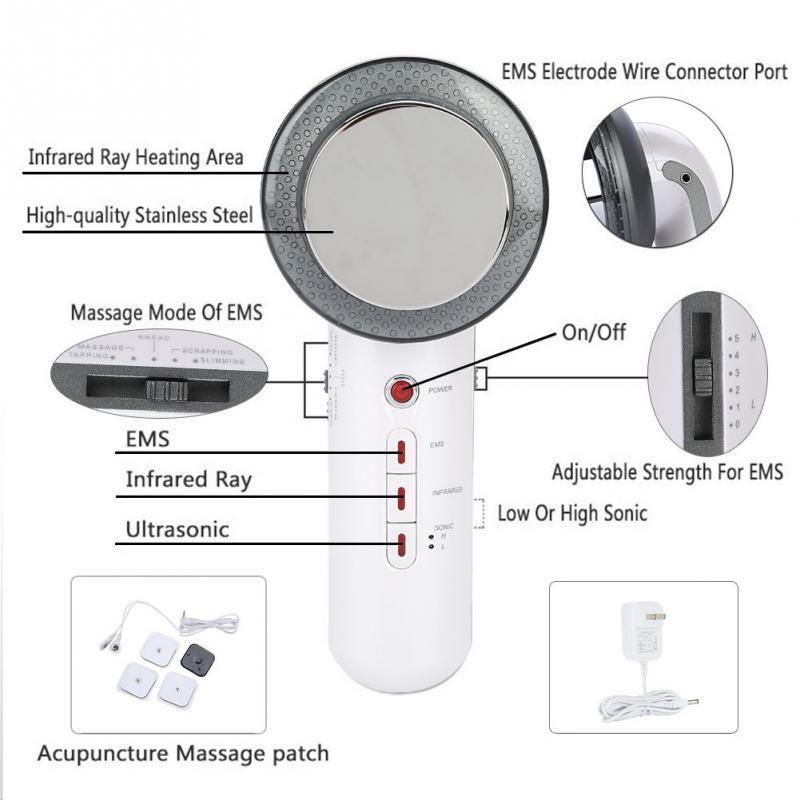 Infrared Ultrasonic Cavitation Device - 3 in 1